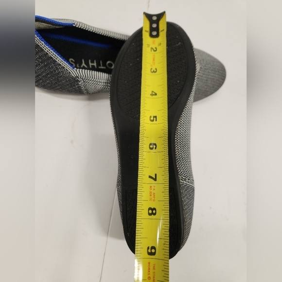 Rothy’s Grey Birdseye Flats SZ 8 - Picture 10 of 11